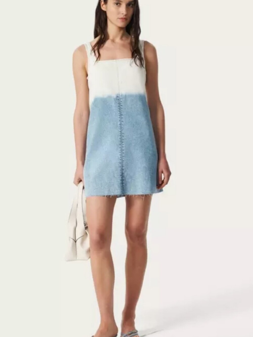 NWT Rag & Bone Bleach Stripe Featherweight Jayde Dress. Size L